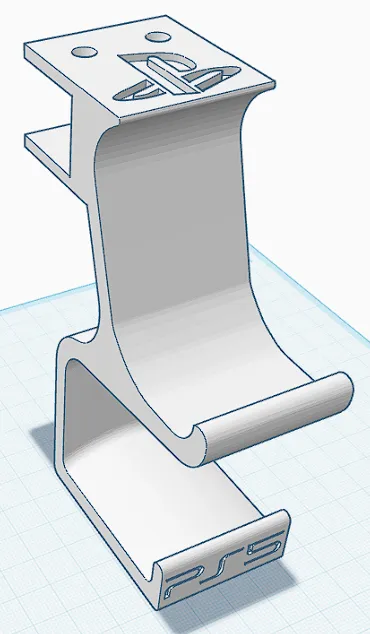 PS5 Controller & Headphone Holder (shelf)