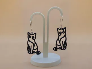 Cat-Owl Earring & Keychain
