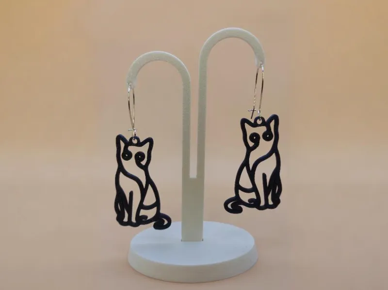 Cat-Owl Earring & Keychain