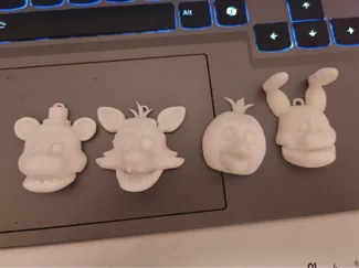 Five nights at Freddy's 1 keychains 