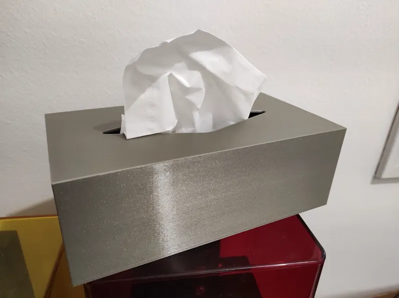 Tissue box decorative cover
