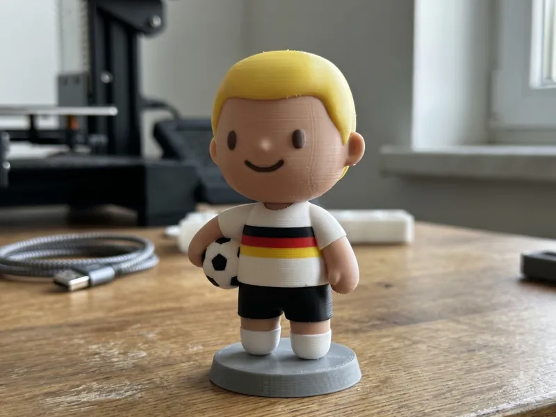 Germany Fan Buddy – Cute Chibi Football Supporter