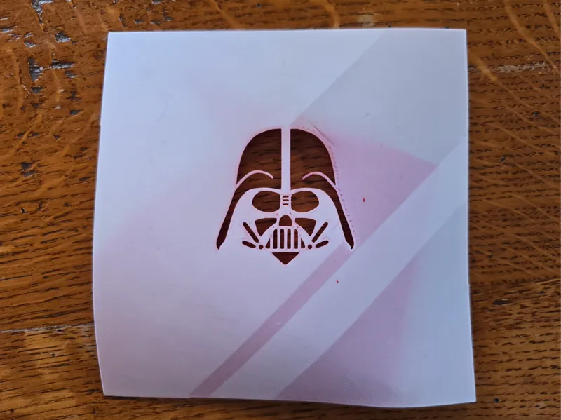 Pochoir/gabarit Dark Vador / Darth Vader