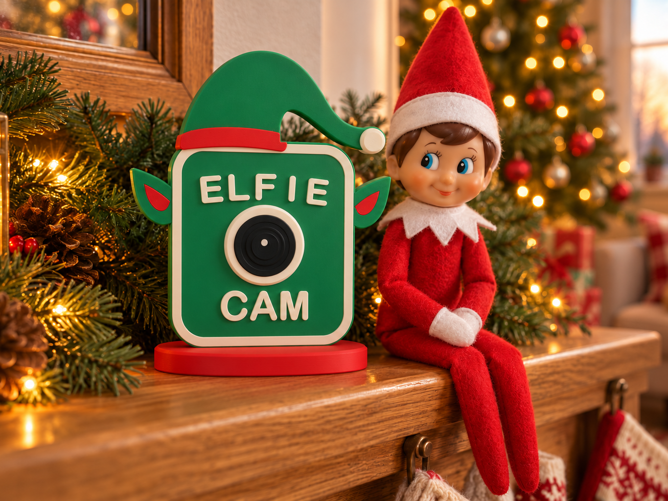 Elfie Cam - Elf on the Shelf Security Camera - 1