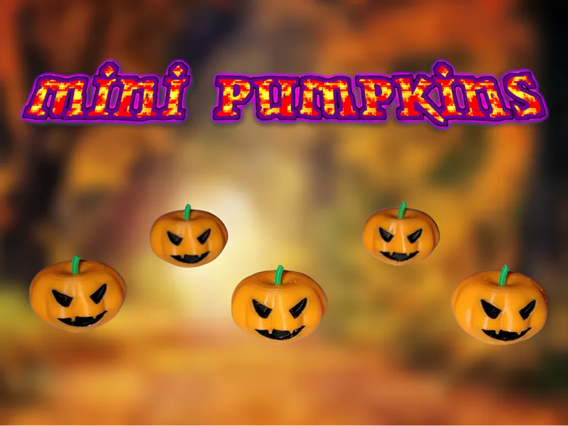Mini Halloween Pumpkins [2 sizes]