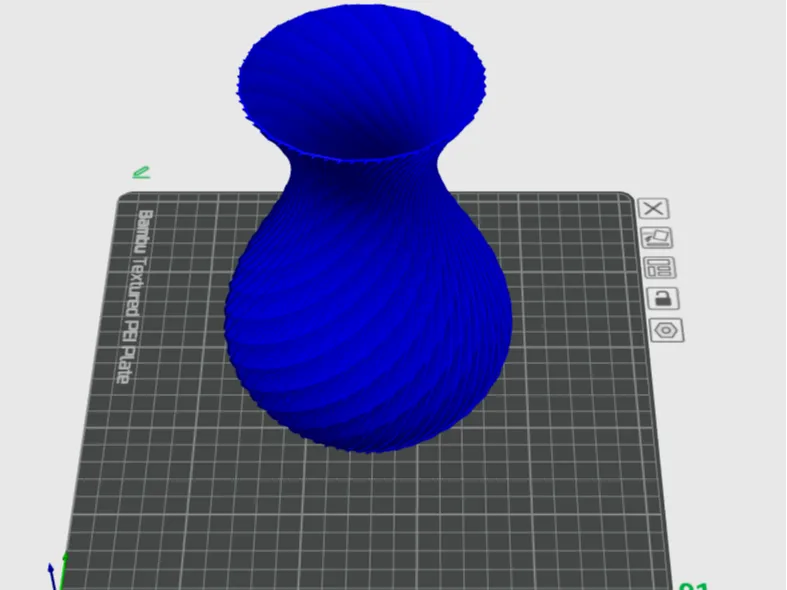 Schöne Vase