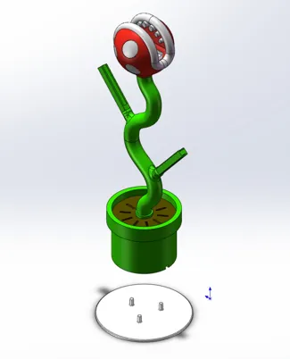 Piranha plant ns holder
