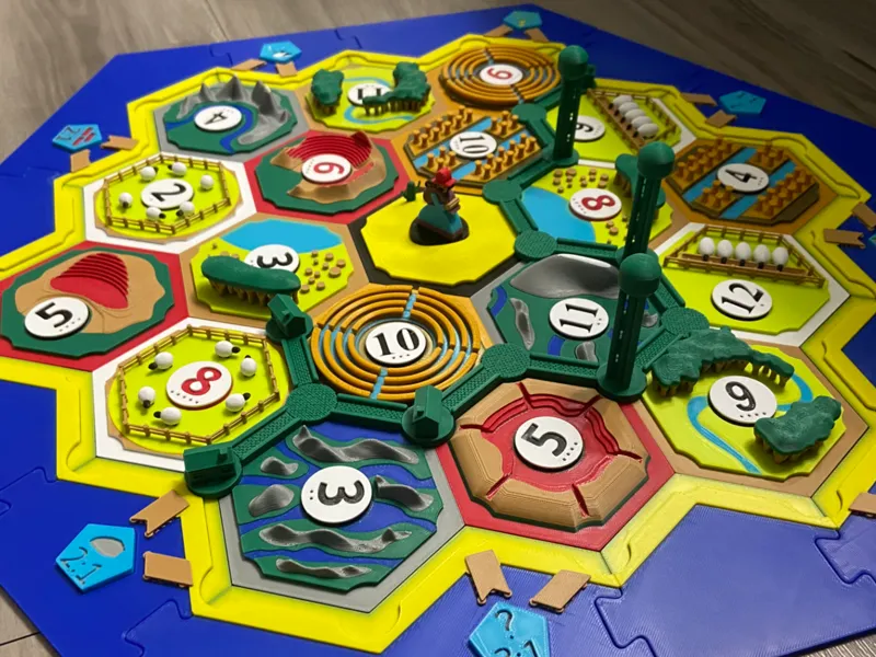 3D Catan Set