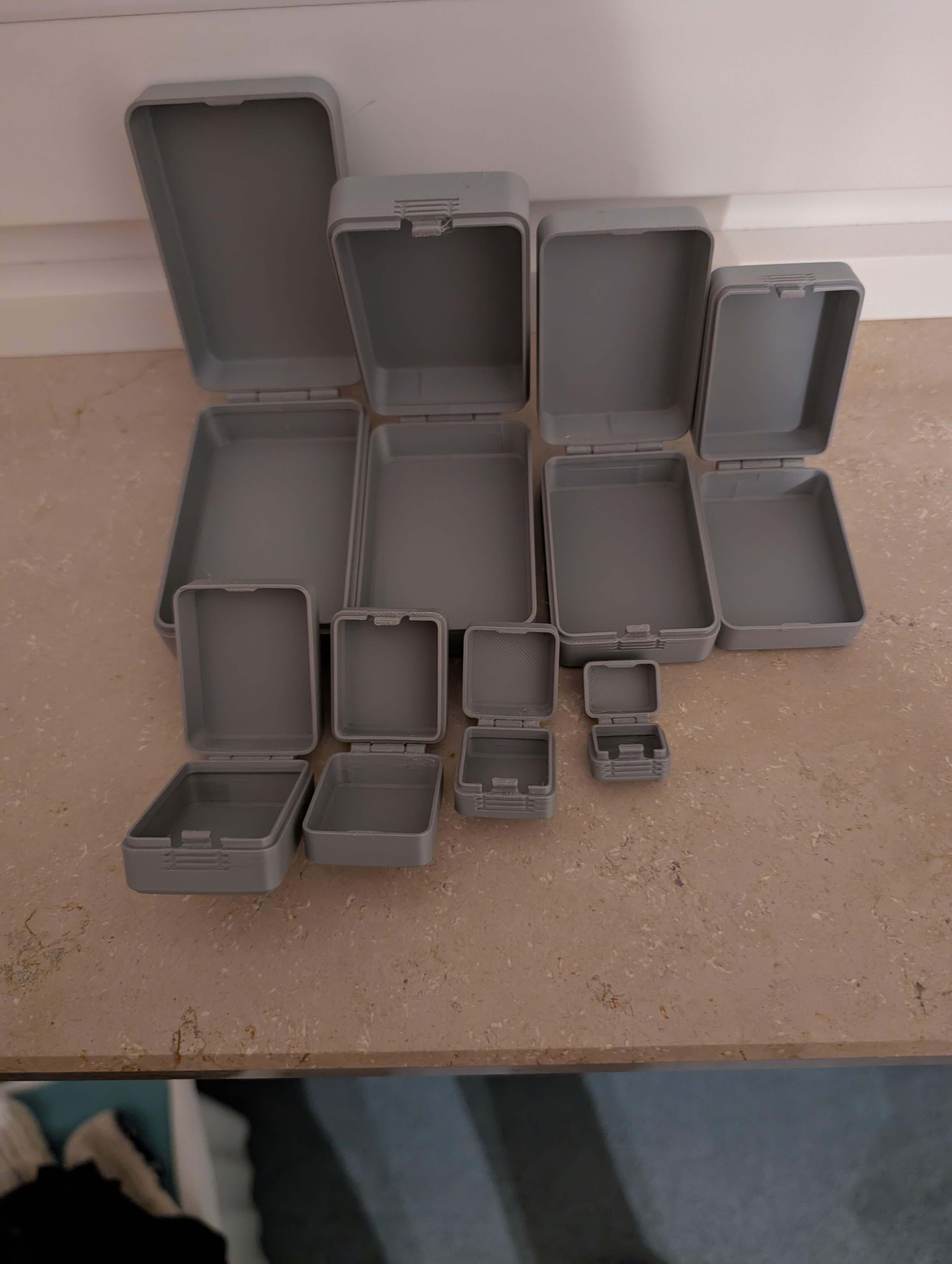 Miniatura 3 do modelo 3D MATRYOSHKA BOXES  PRINT IN PLACE
