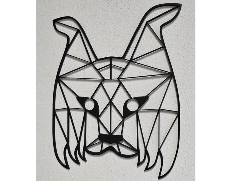 Wandschmuck Luchs Dotlux Maskottchen URI