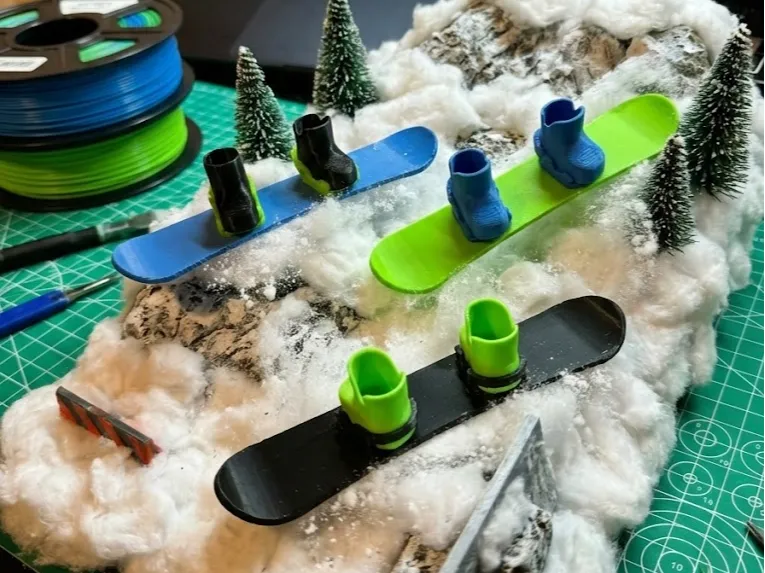Finger Snowboard
