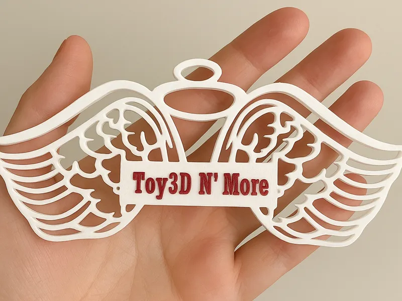 Customizable Angel Wings Ornament