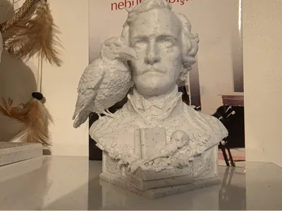Edgar Allan Poe bust