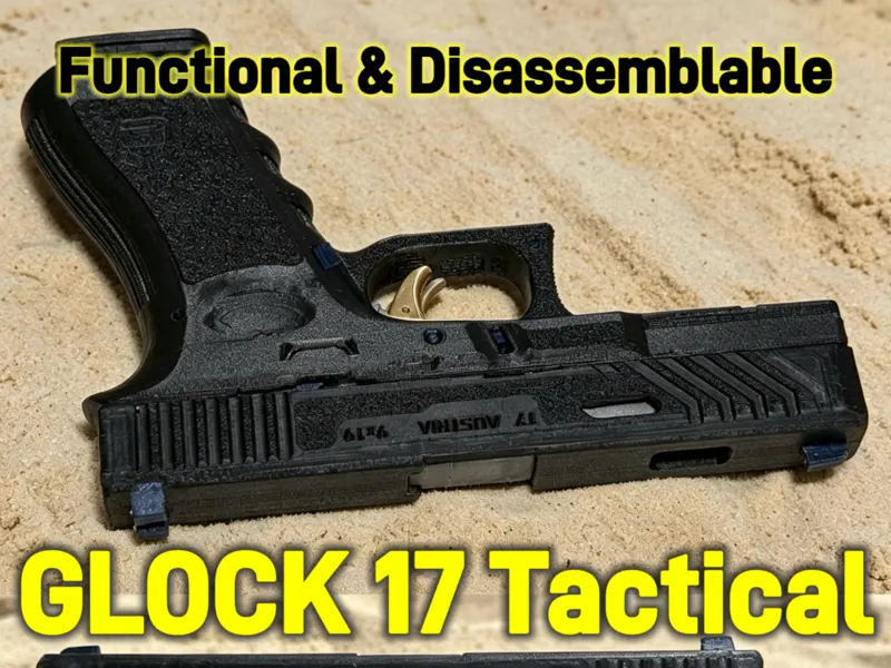 Glock 17 道具机械拆装模型玩具 G17 可动安全模型