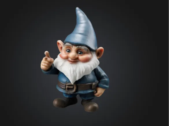 Petit gnome pouce levé