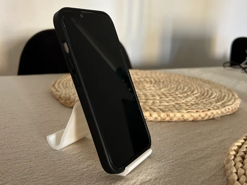 Minimalist phone stand 