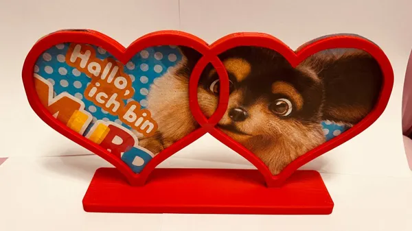 Cadre duo photos Saint-Valentin