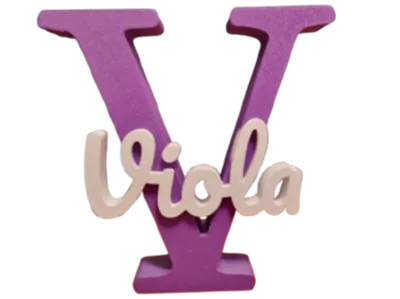Letter with Name "Viola"