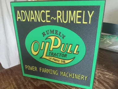 Rumley Oil Pull Light Box