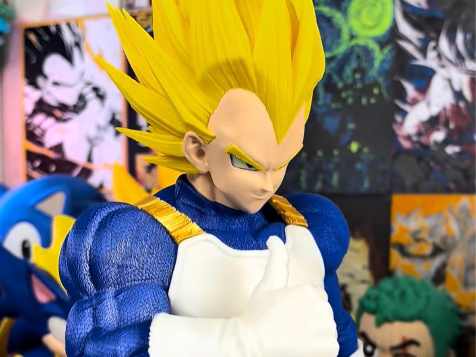 Vegeta Super Saiyan - High Detail (Multi-part)