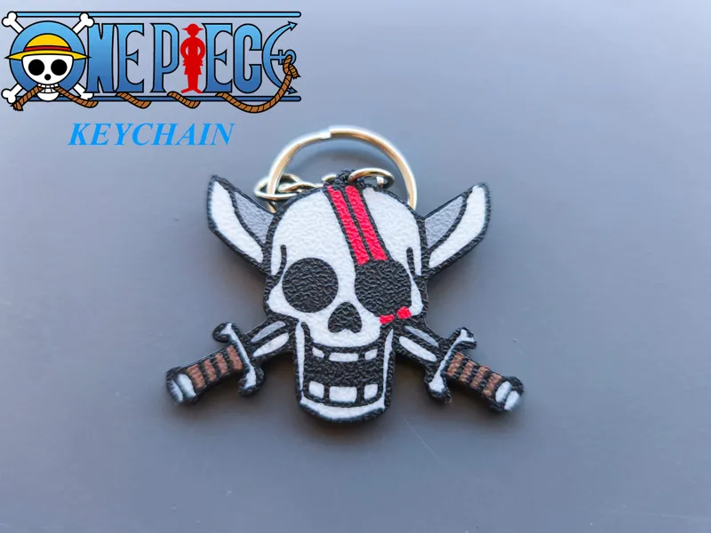 One Piece Kaychain- Shanks Jolly Roger