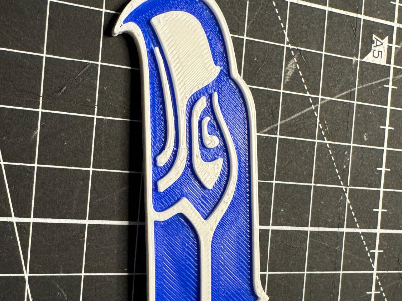 Anhänger im Seattle Football Design