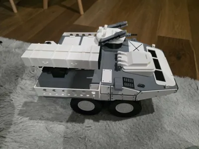 Miniatura 2 do modelo 3D 步兵战车 可动 拼装
