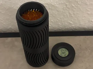 Filament Dry Box Silica Gel Container Hygrometer