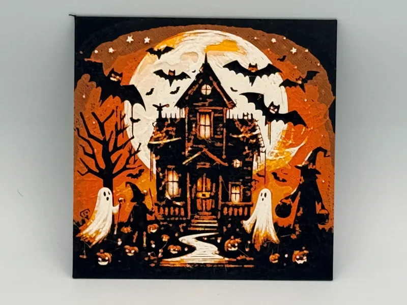 Halloween Haunted House Hueforge