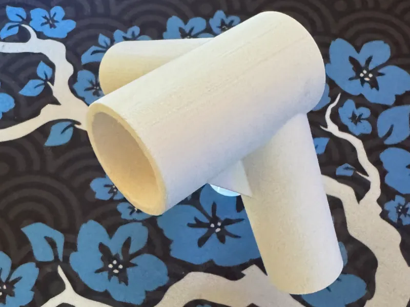 Camping tent pipe corner