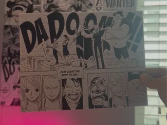 Enies Lobby Iconic Scene Manga Panel