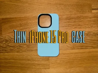 Thin iPhone 15 Pro case 
