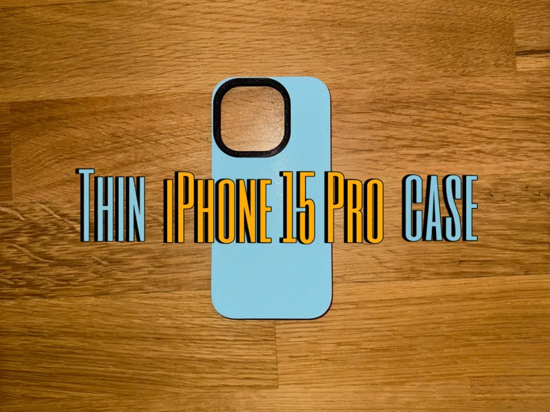 Thin iPhone 15 Pro case 