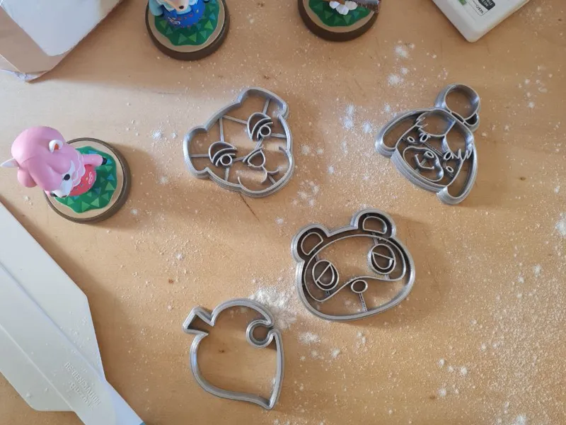 Animal Crossing Cookie cutters SET