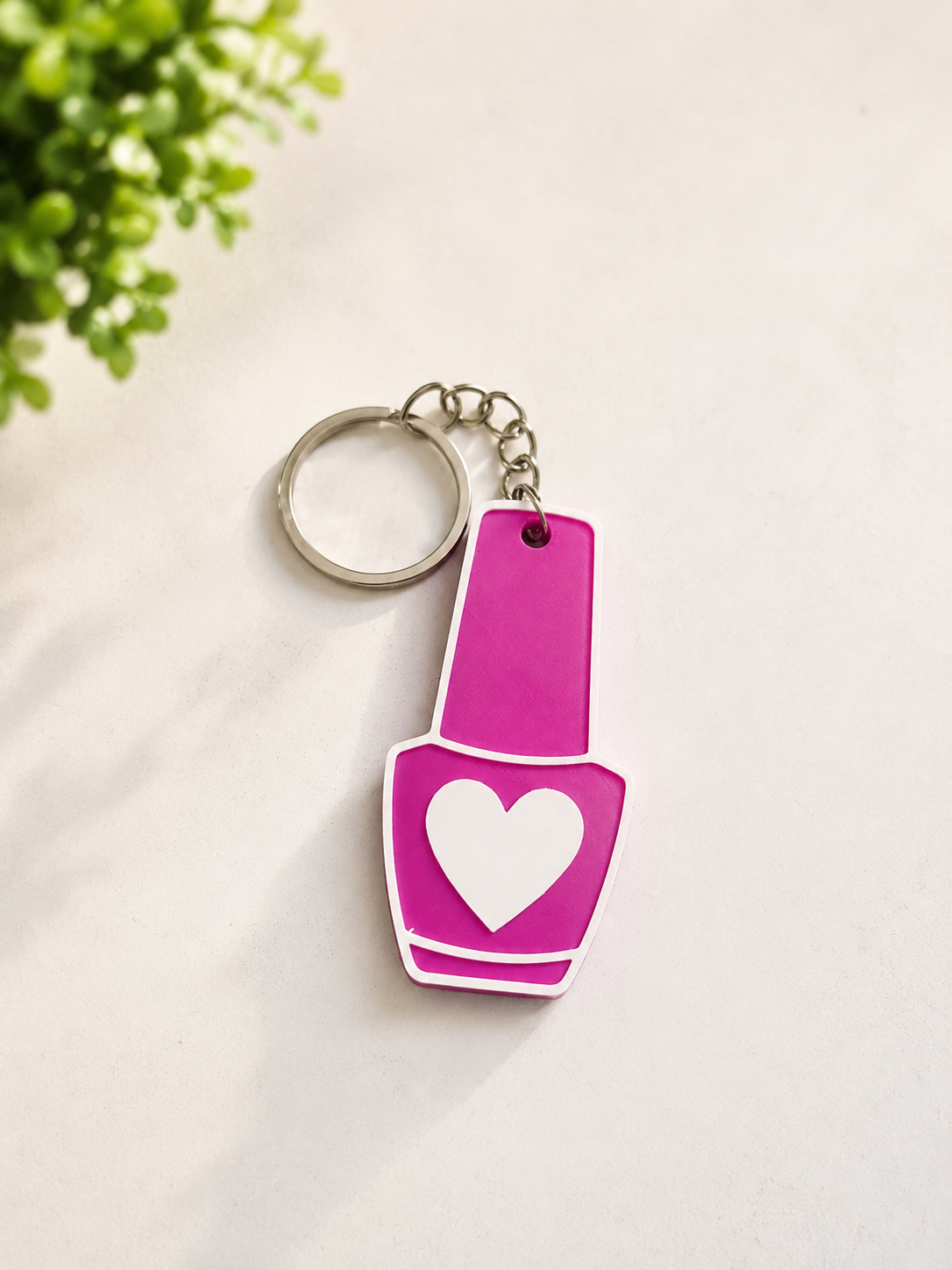 Llavero abrelatas de esmalte corazón — imagen 2 de impresión 3D