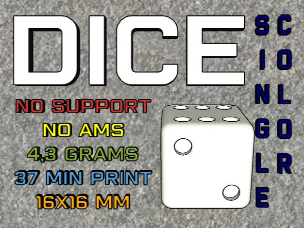 DICE single color