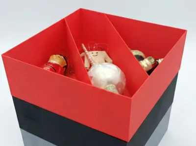 Christmas Ornament Storage | Diagonal Split