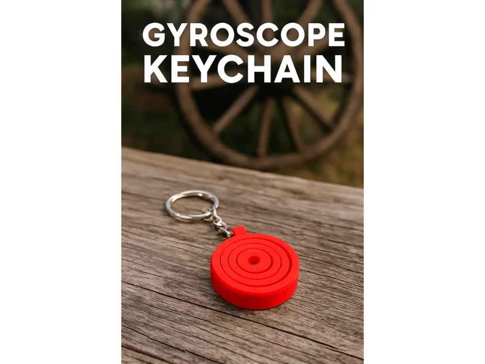 Gyroscope Keychain / Pocket Motion by RT3D MakerWorld: Download Free 3D ...