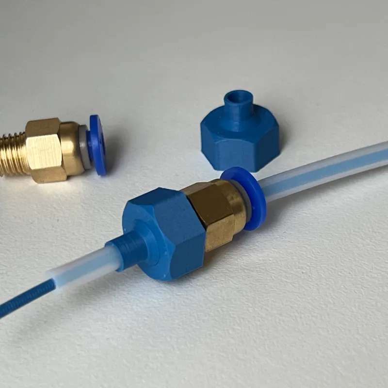 M8 Nut tube pneumatic connector, M8 Schlauchtunnel