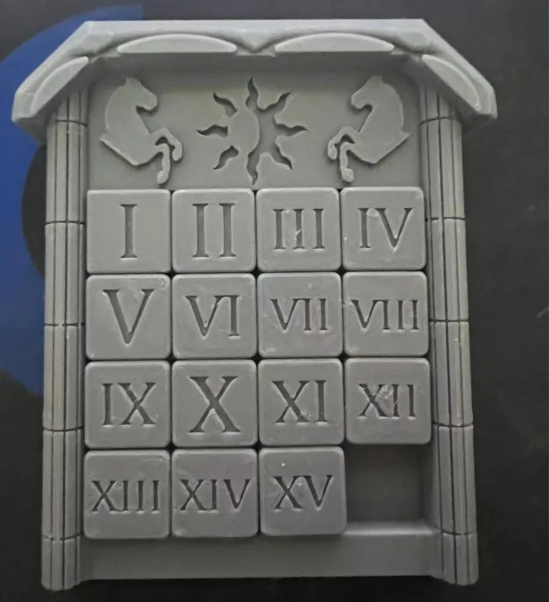 Roman Numeral Puzzle Board 古罗马智力拼板