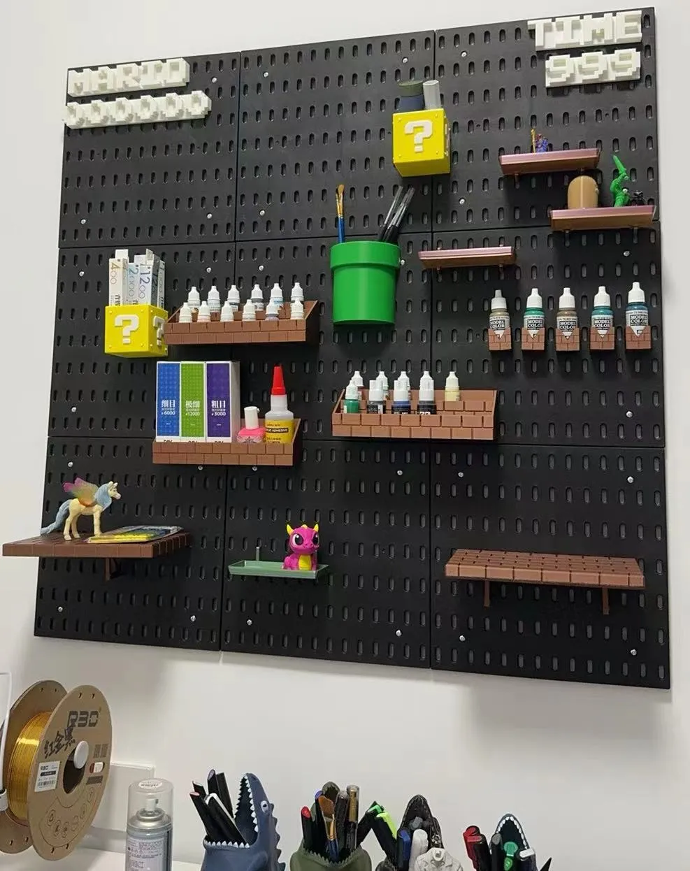 IKEA Paint Rack (Mario theme) by Zark - MakerWorld