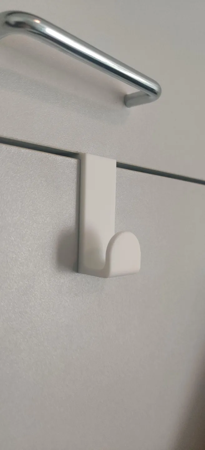 Closet door hanger