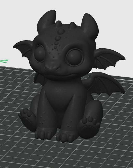 Miniatura 2 do modelo 3D Dragon mini