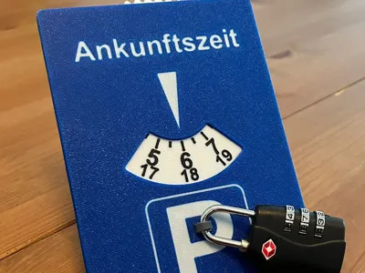 Motorcycle Parking Disc