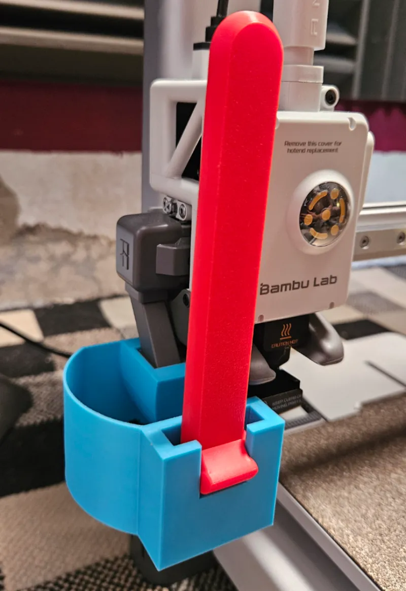 A Purge Bucket Scraper Holder