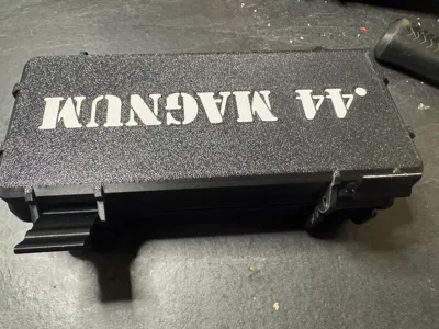 .44 Magnum rugged ammo box 60 rounds