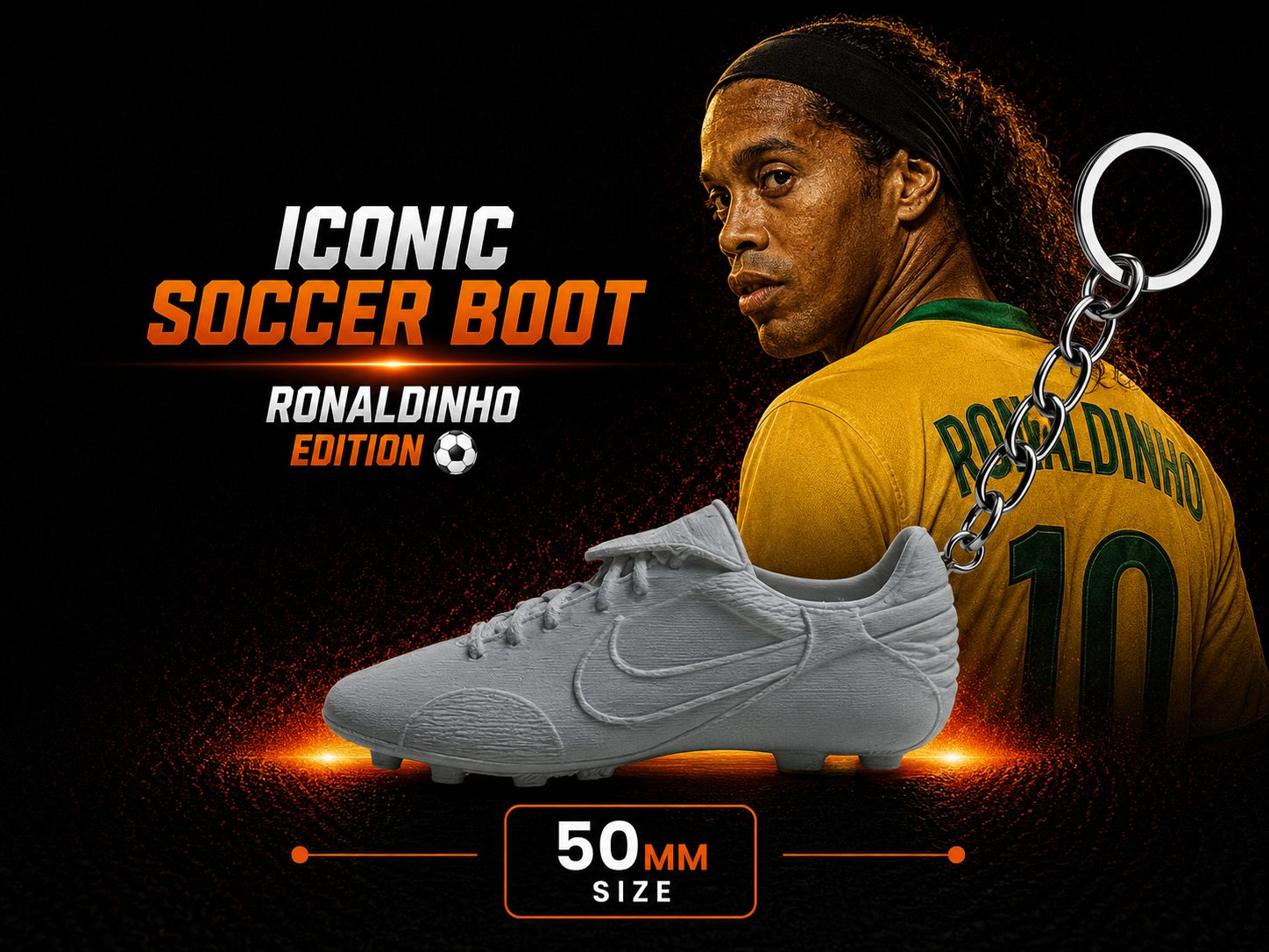 Schlüsselanhänger Nike R10 Fußballschuh