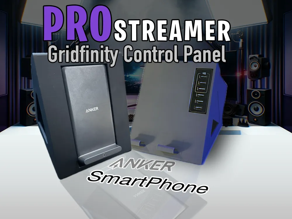 Pro Streamer Phone + Charging Control Panels - Free 3D Print Model ...