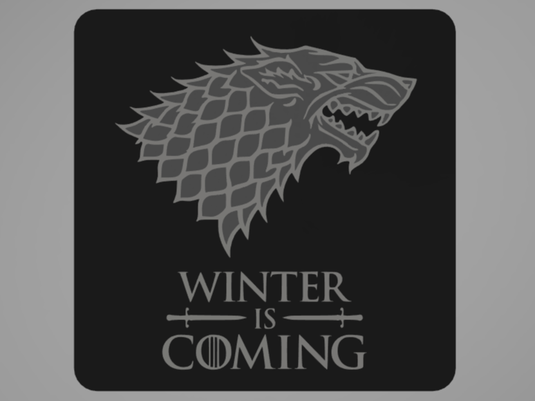 Untersetzer Stark-Winter is Coming