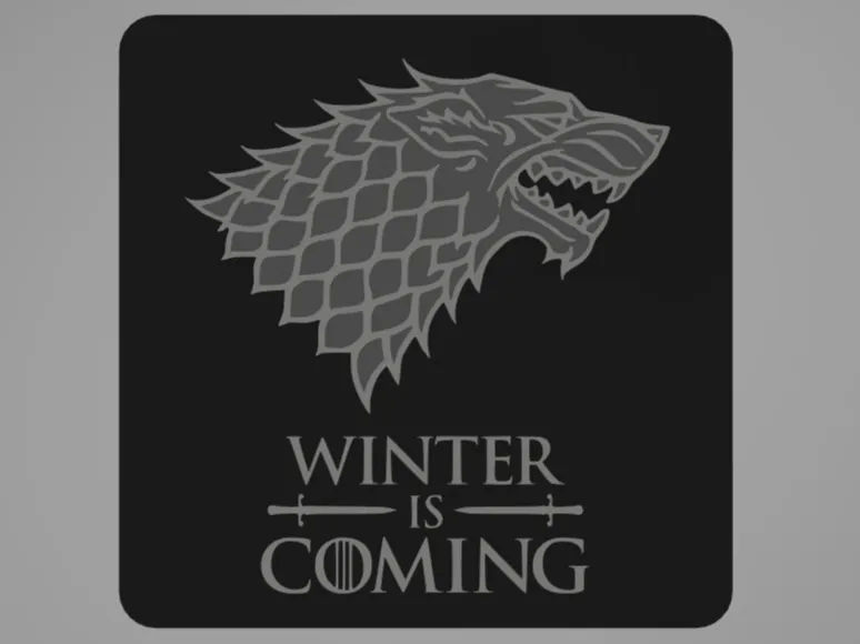 Untersetzer Stark-Winter is Coming